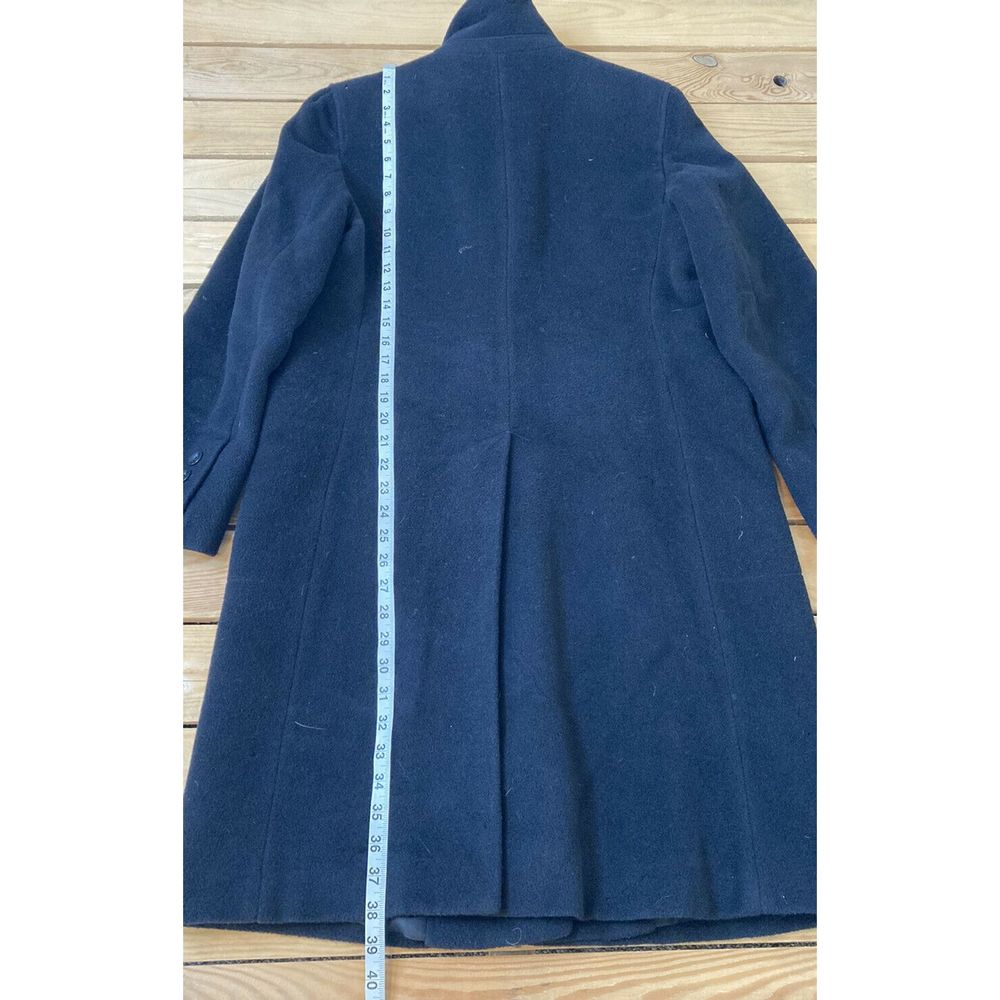 Albert Nipon Women's Button Up Wool Peacoat Size 8 - image 6